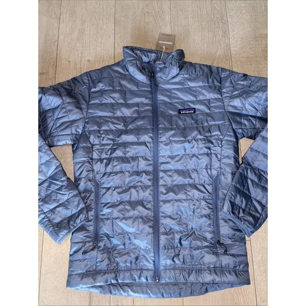 Patagonia Nano Puff Jacket Utility Blue Women's Size Small New With Tags - Picture 2 of 5